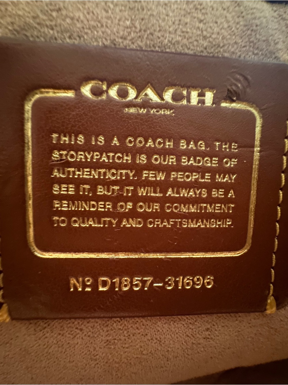 COACH Parker 18 Embellished Signature Rose Print | Tea Rose Turnlock - Picture 7 of 7